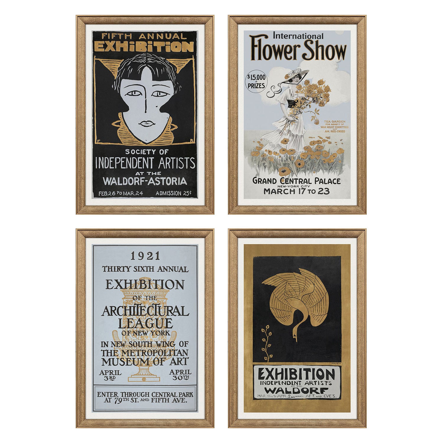 Malanta Knowles Ephemera Framed Art Set of 4
