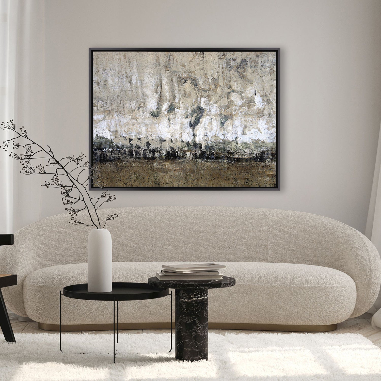 Malanta Knowles River Fog Canvas Art