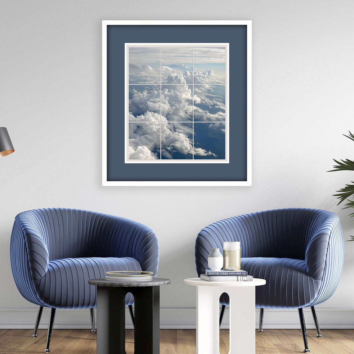 Libby Langdon Head in the Clouds Framed Art