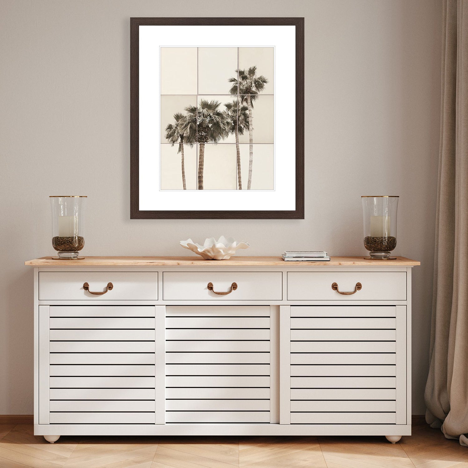 Malanta Knowles Paper Palms II Framed Art