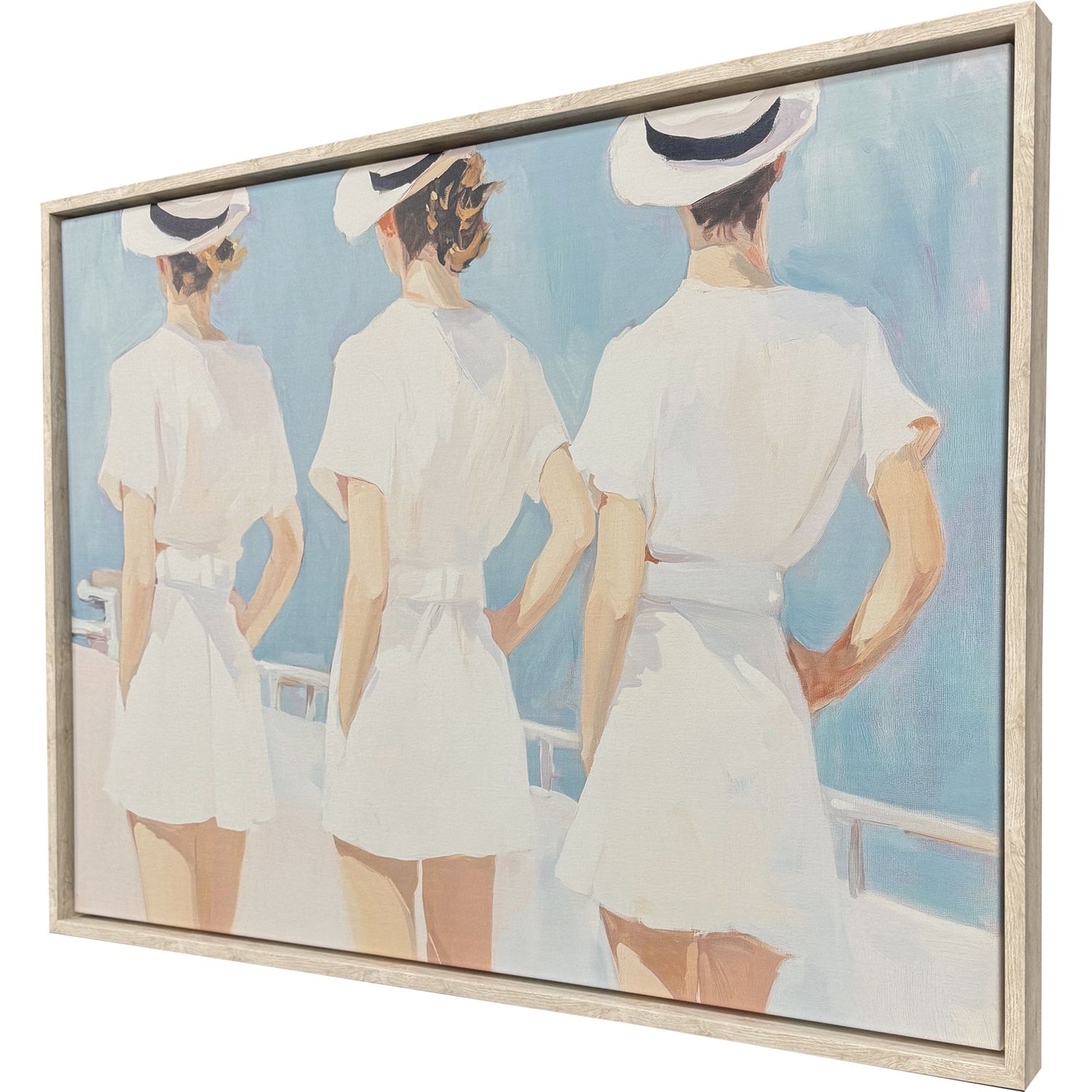 Malanta Knowles Retro Three Sailors Canvas Art