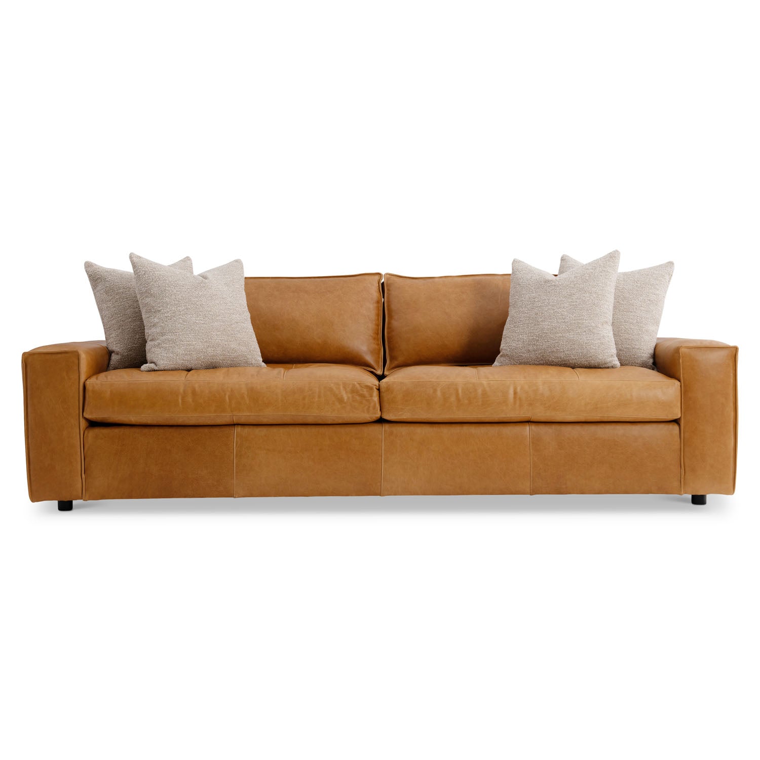 Bernhardt Living Nest Leather Sofa