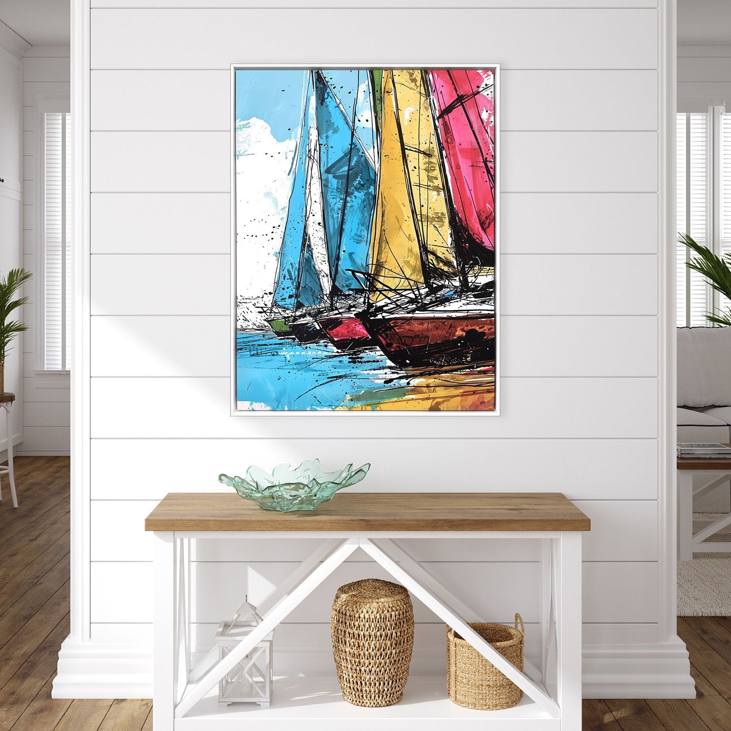 Malanta Knowles Yacht Racing Sport Canvas Art