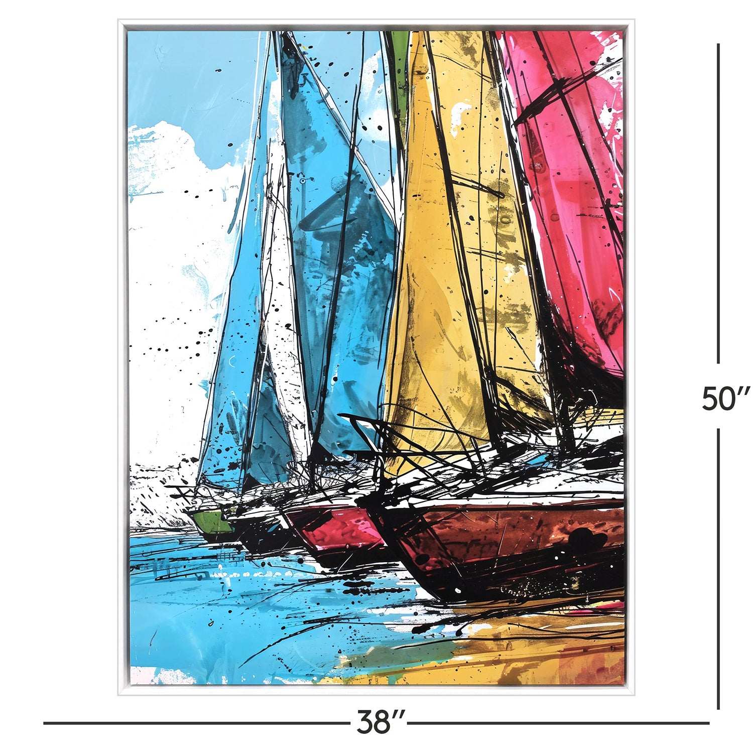 Malanta Knowles Yacht Racing Sport Canvas Art