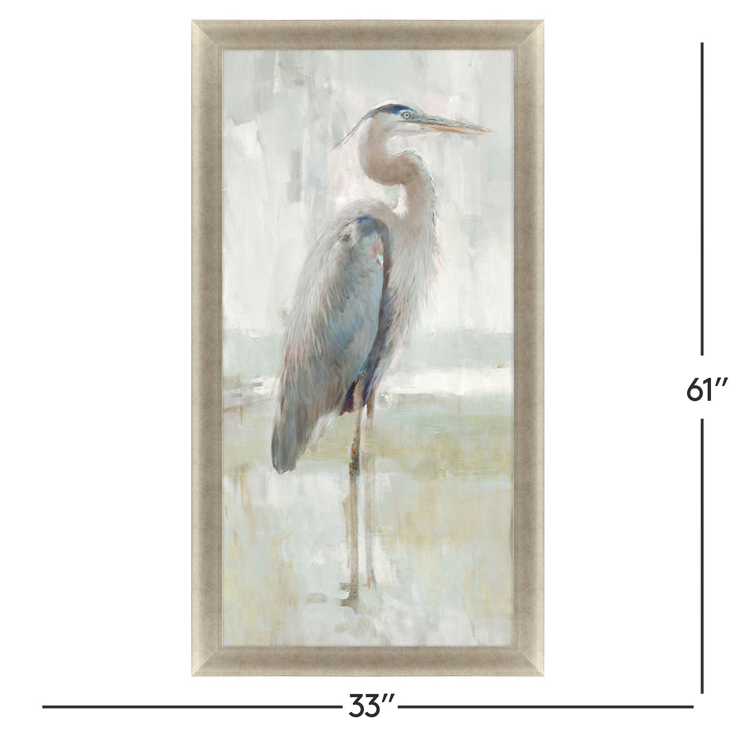 Sarah Lang Majestic Blue Heron I Framed Art