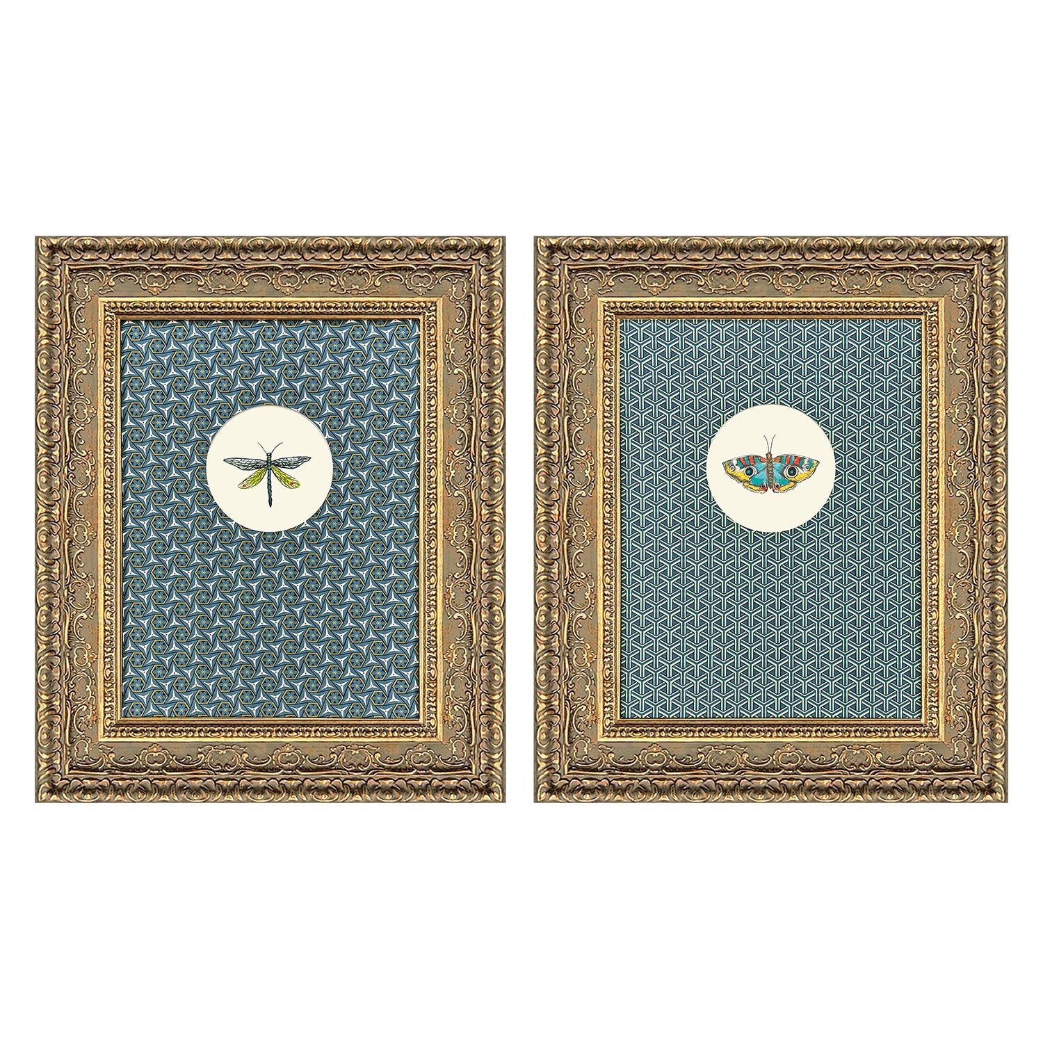 PopJoy Studio Aflutter II Framed Art Set of 2