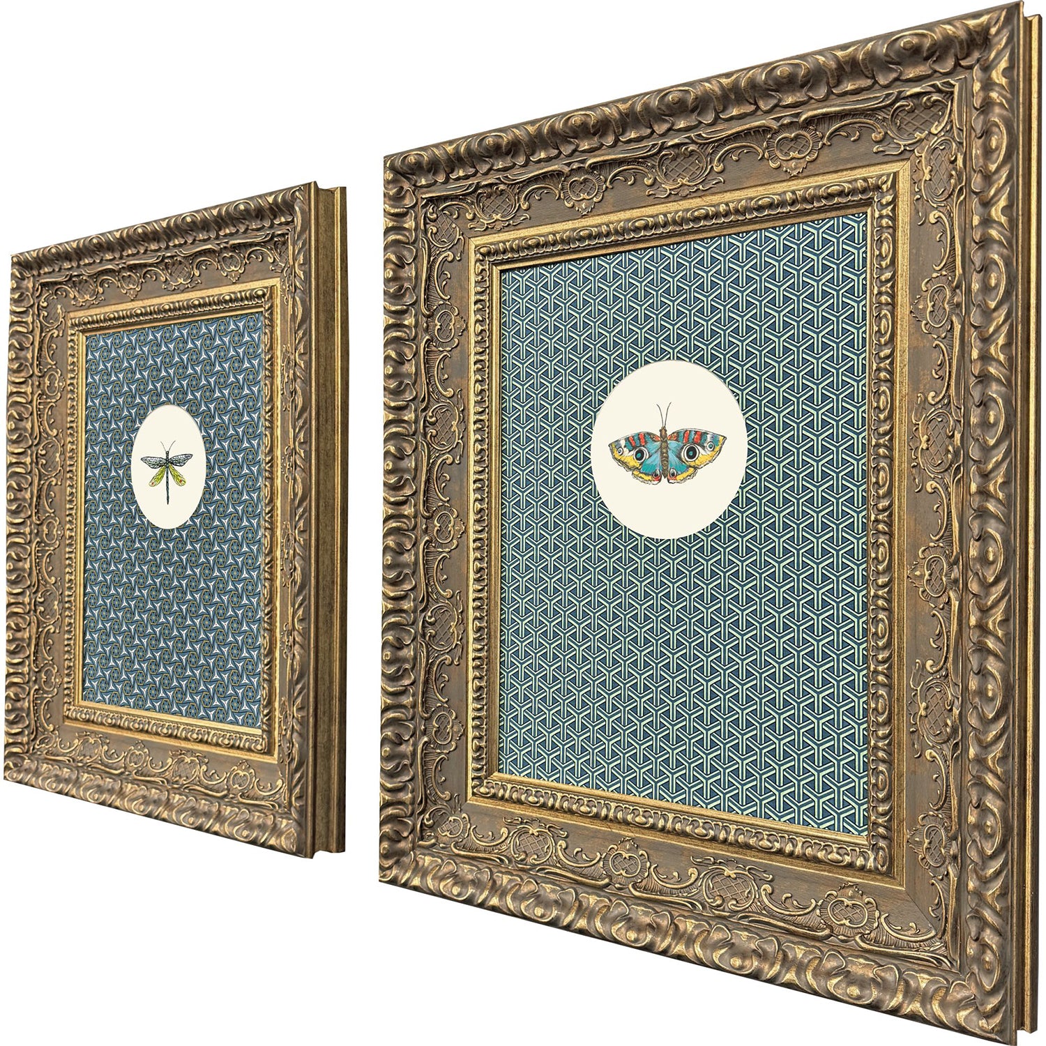 PopJoy Studio Aflutter II Framed Art Set of 2