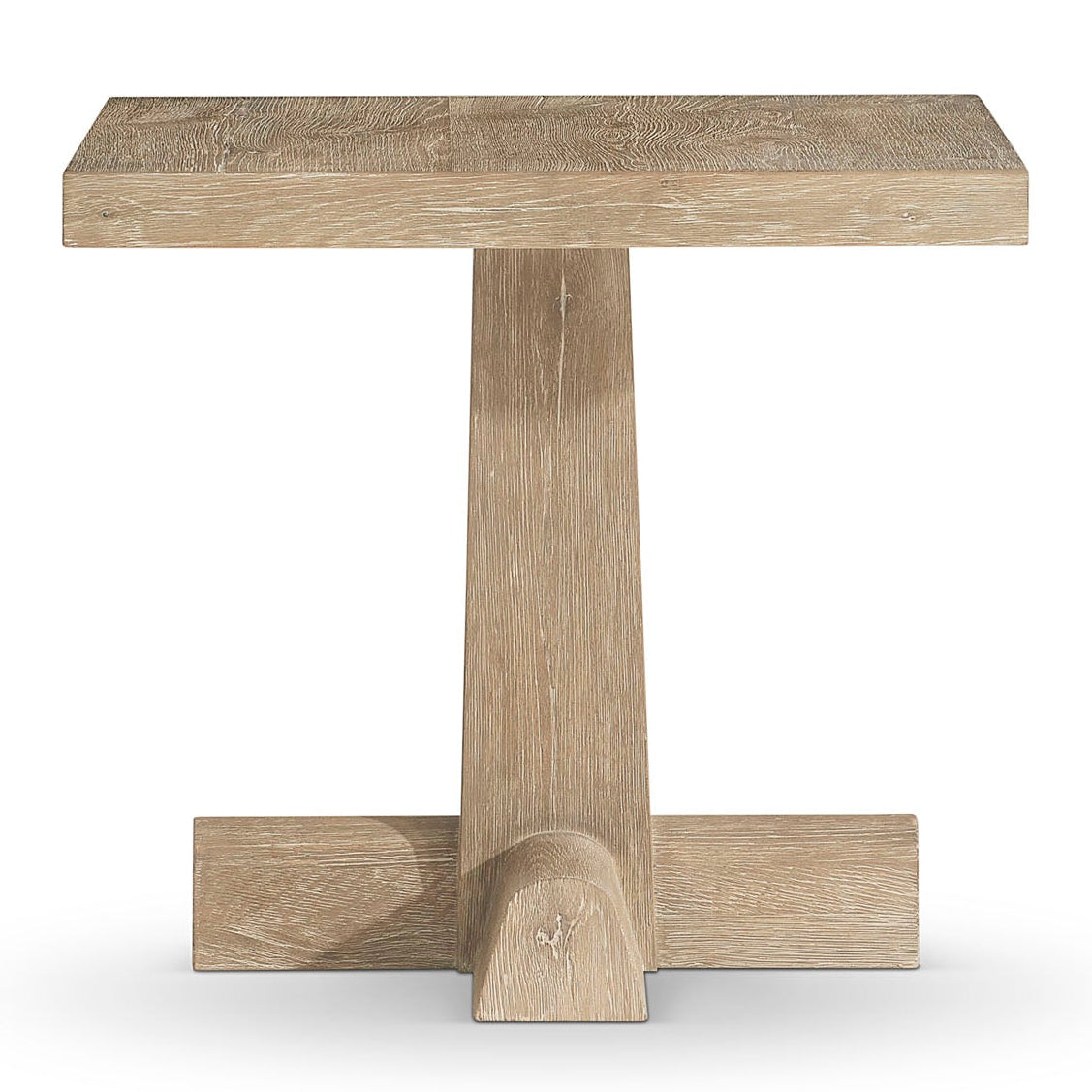 Bernhardt Tribeca Side Table with Pedestal Base