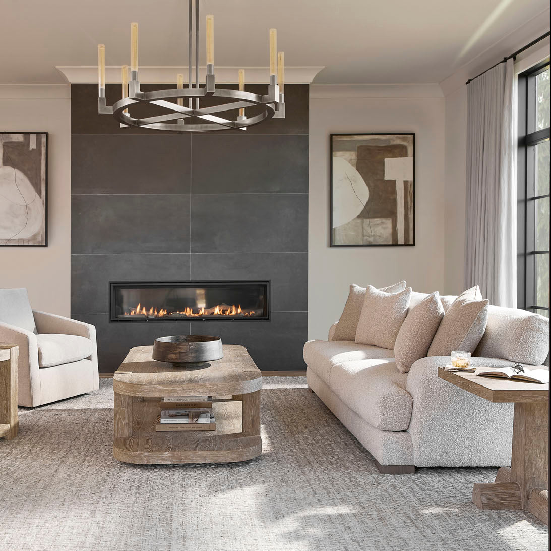 Bernhardt Tribeca Side Table with Pedestal Base