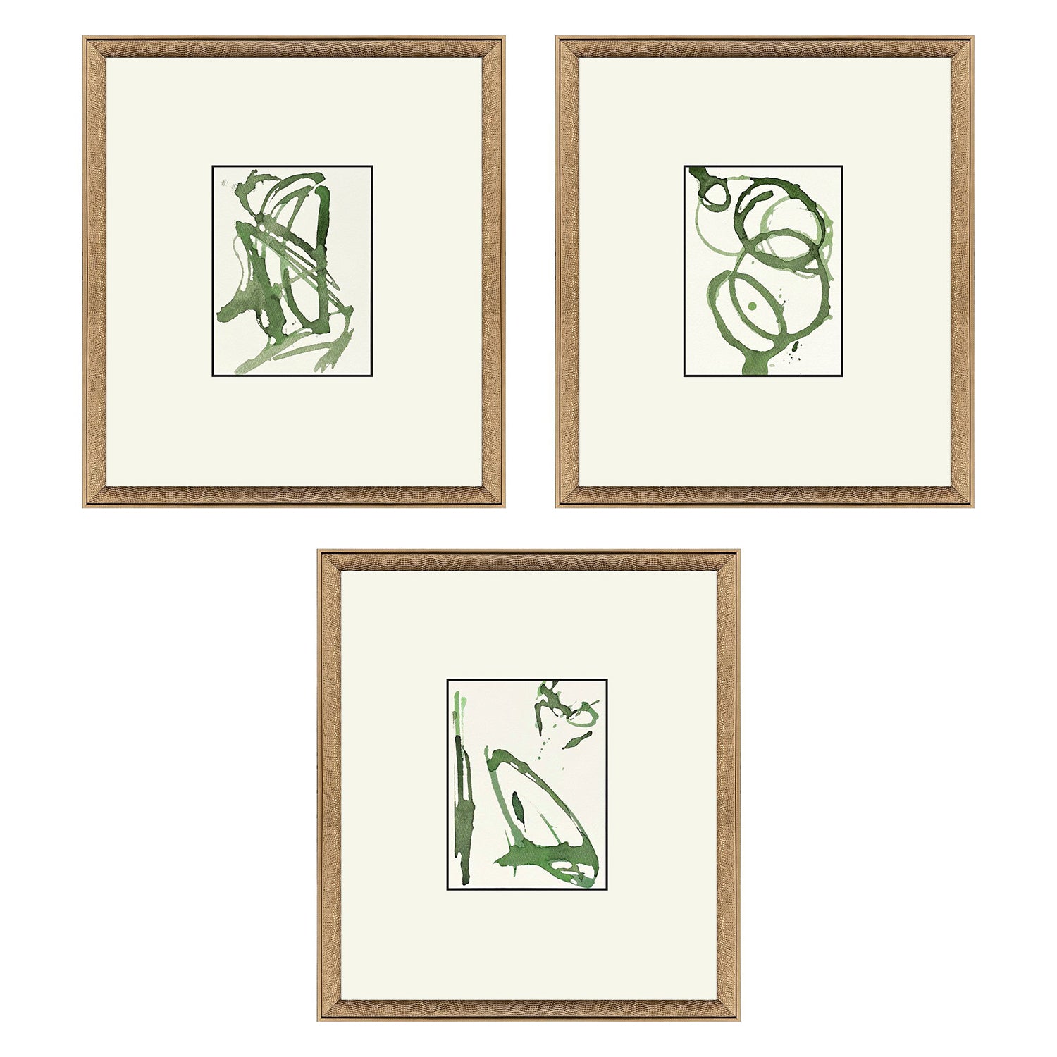 Sarah Lang Chaos II Framed Art Set of 3