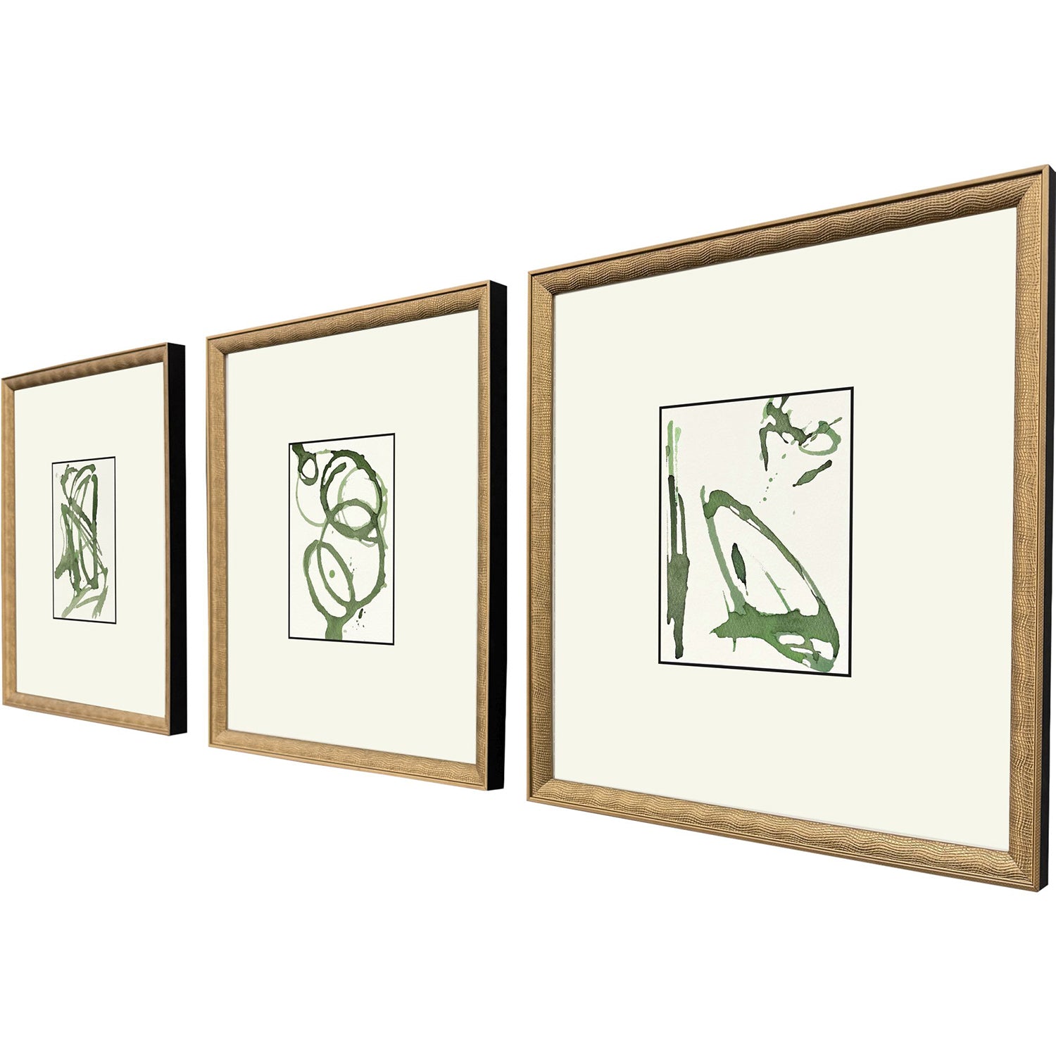 Sarah Lang Chaos II Framed Art Set of 3