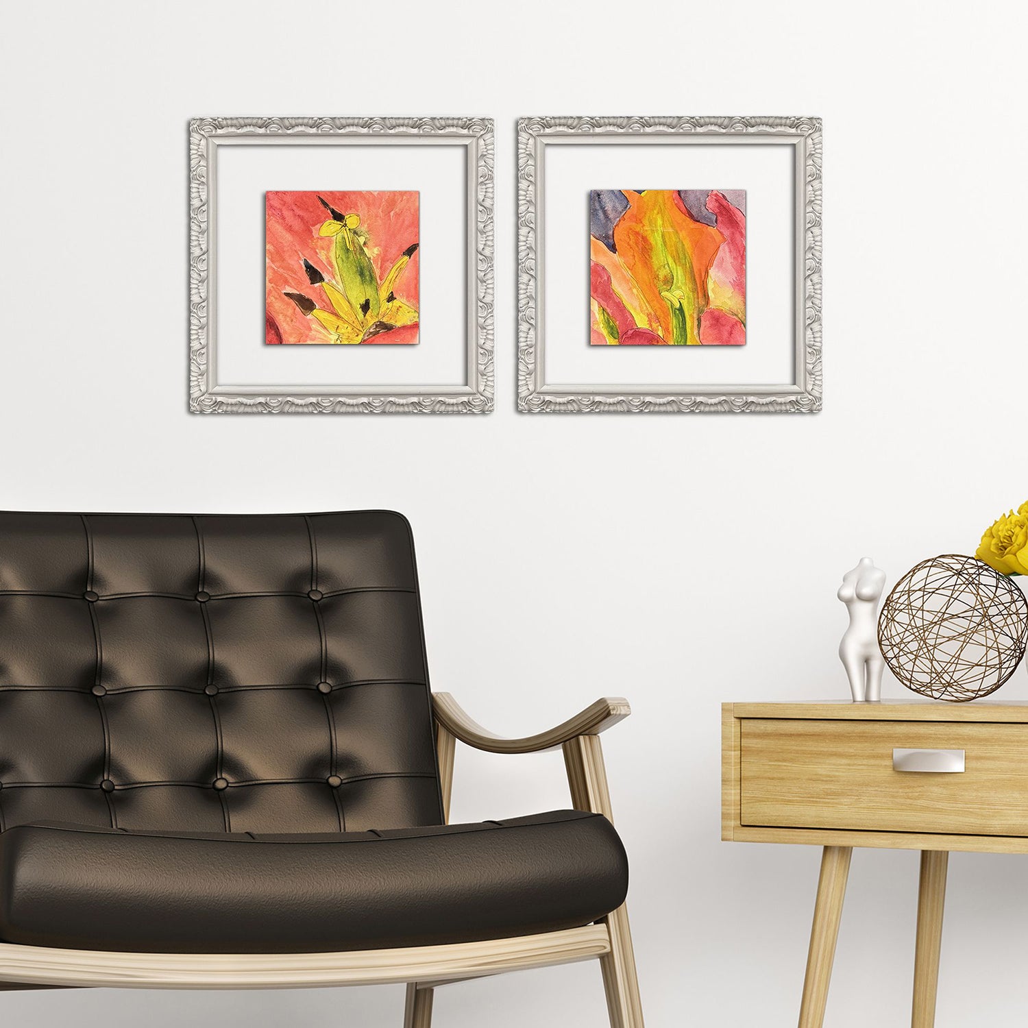 Sarah Lang Colorful Lily I Framed Art Set of 2