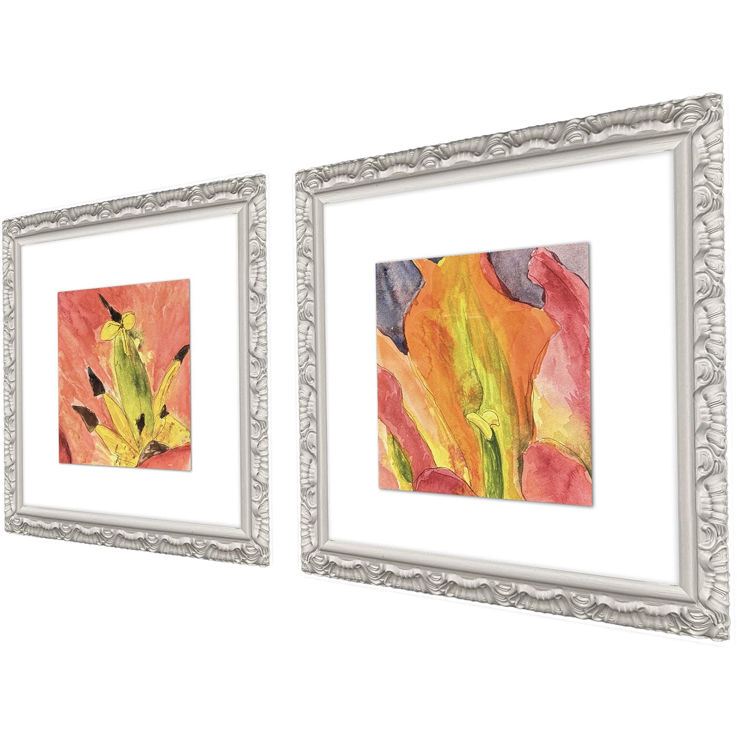 Sarah Lang Colorful Lily I Framed Art Set of 2