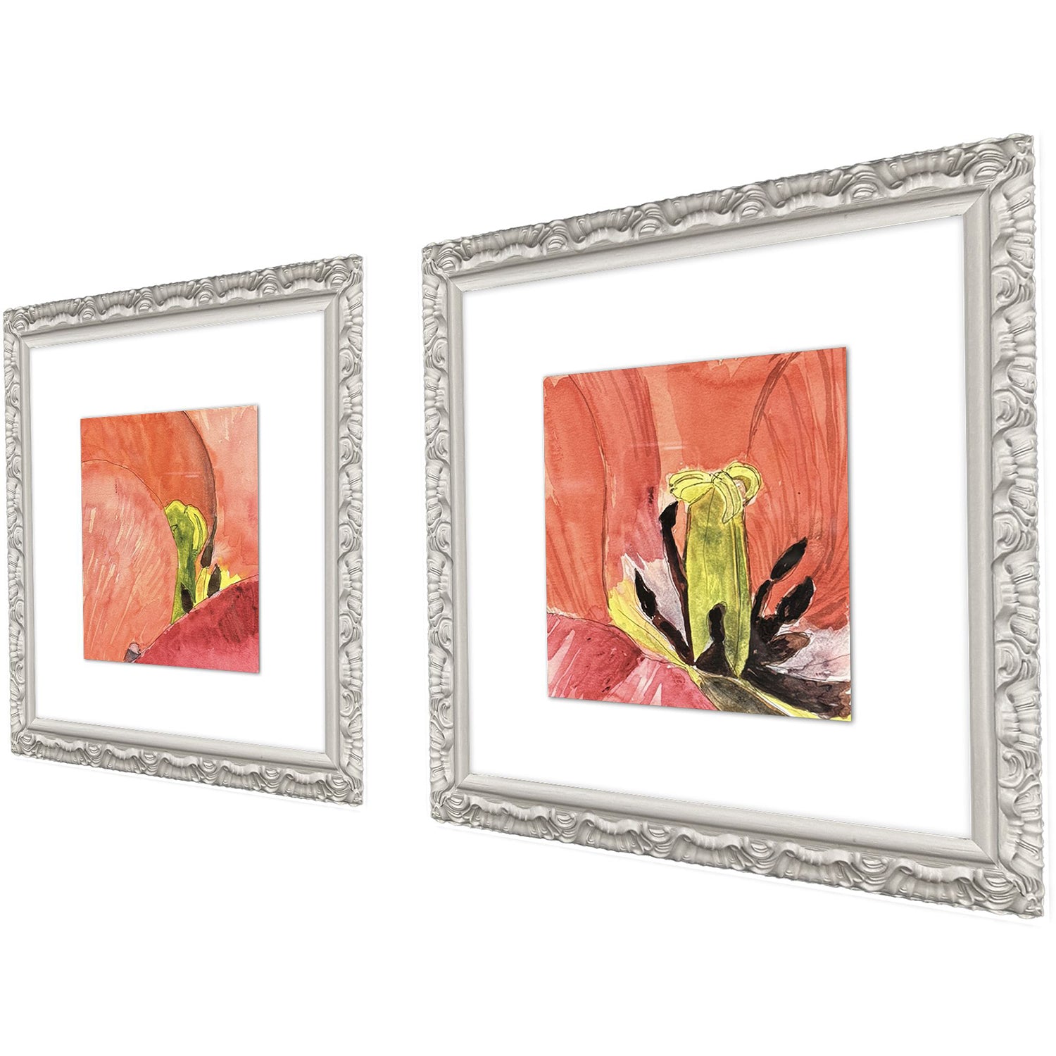 Sarah Lang Colorful Lily II Framed Art Set of 2