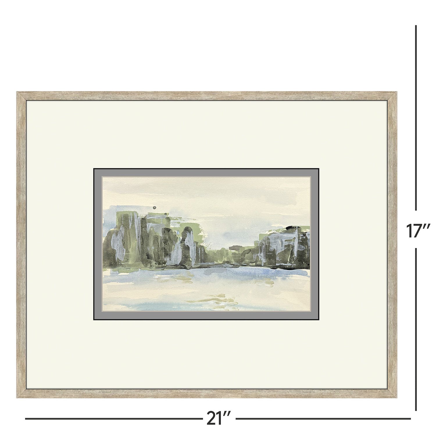 Sarah Lang Distant Landscape I Framed Art Set of 3