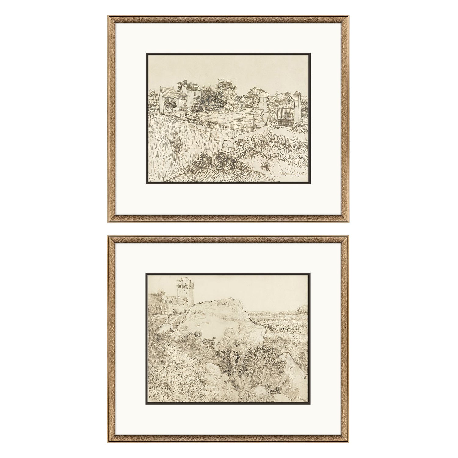 Jordan Glassco-Smith Farm in Provence Framed Art Set of 2