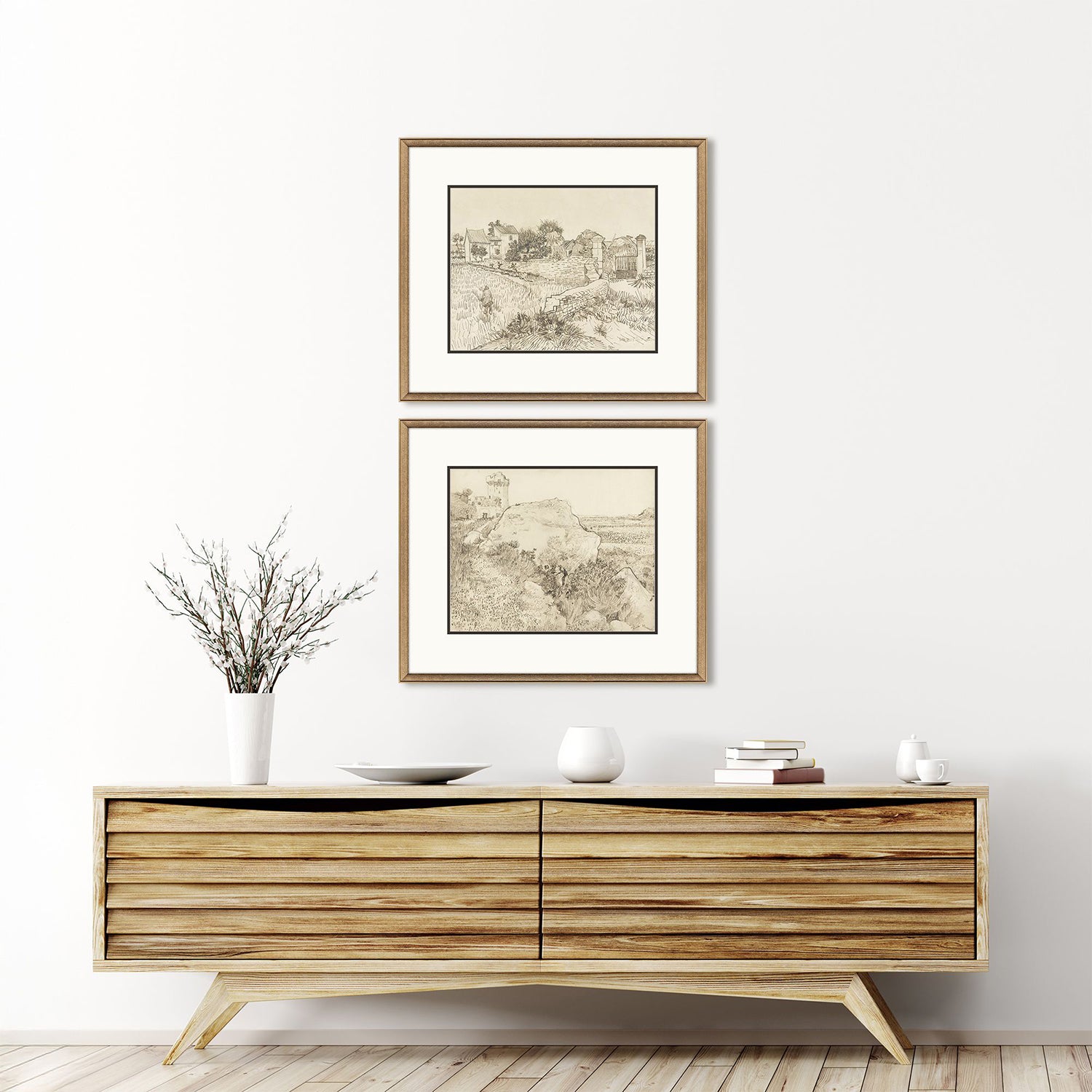Jordan Glassco-Smith Farm in Provence Framed Art Set of 2
