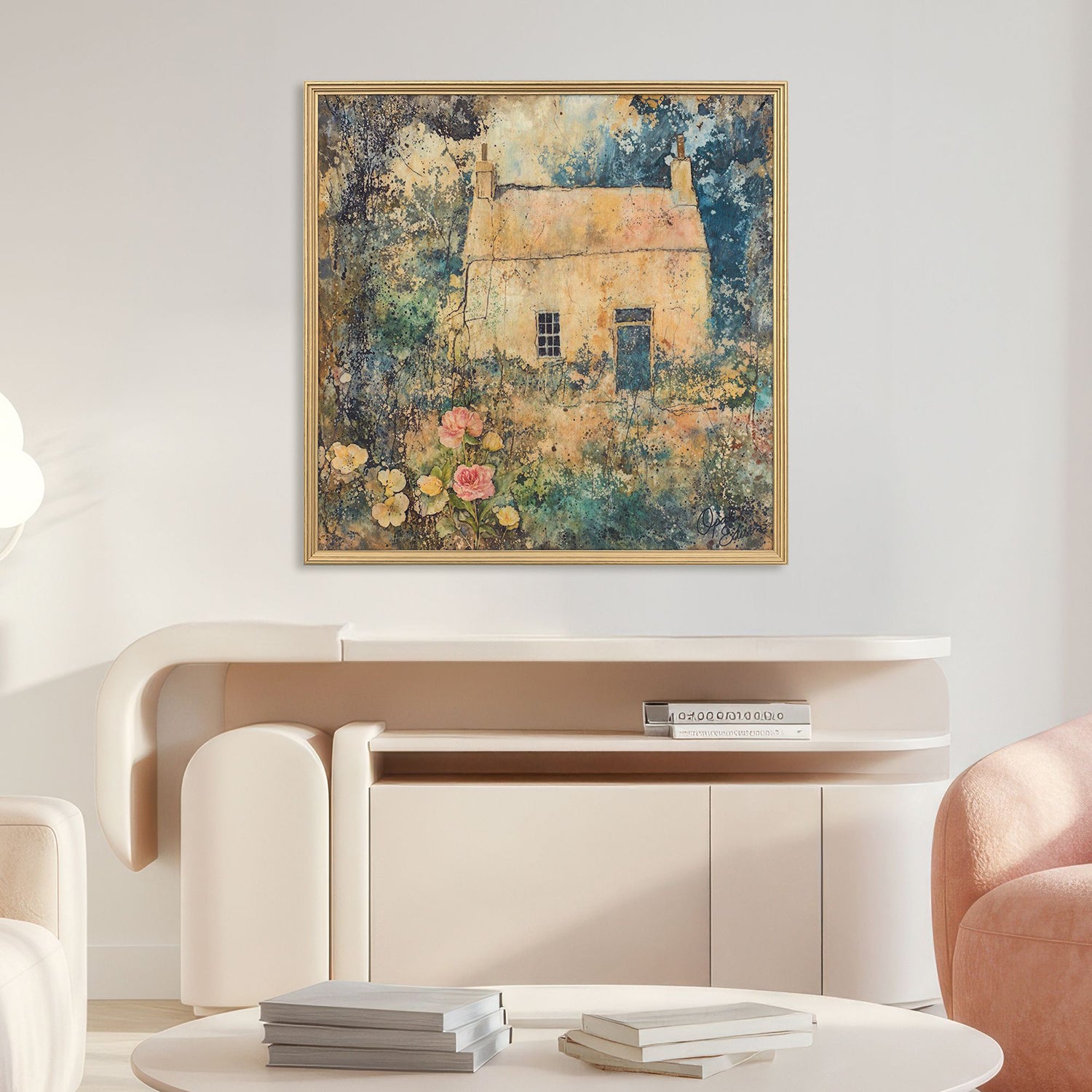 Sarah Lang Corner of the Garden Framed Art