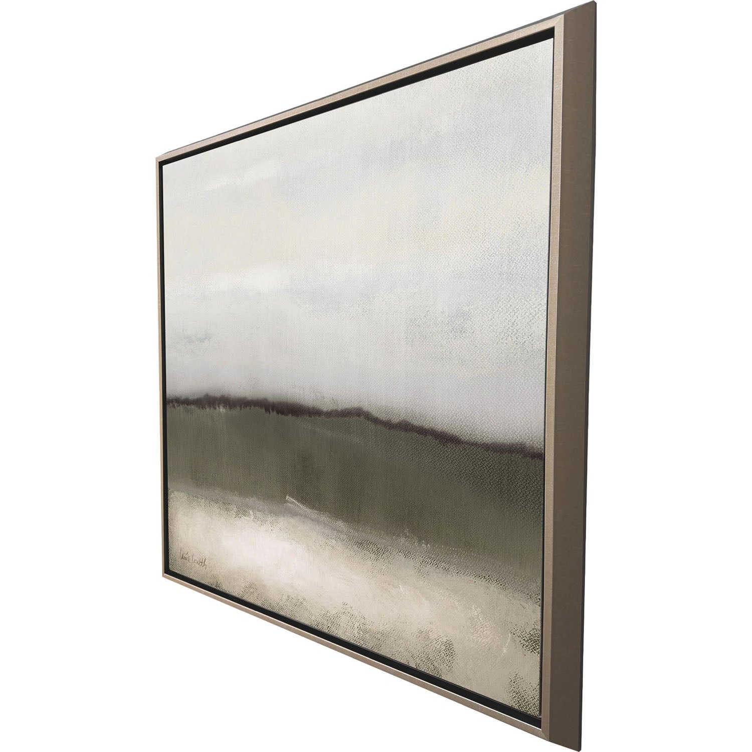 Malanta Knowles Clouds on Olive II Canvas Art