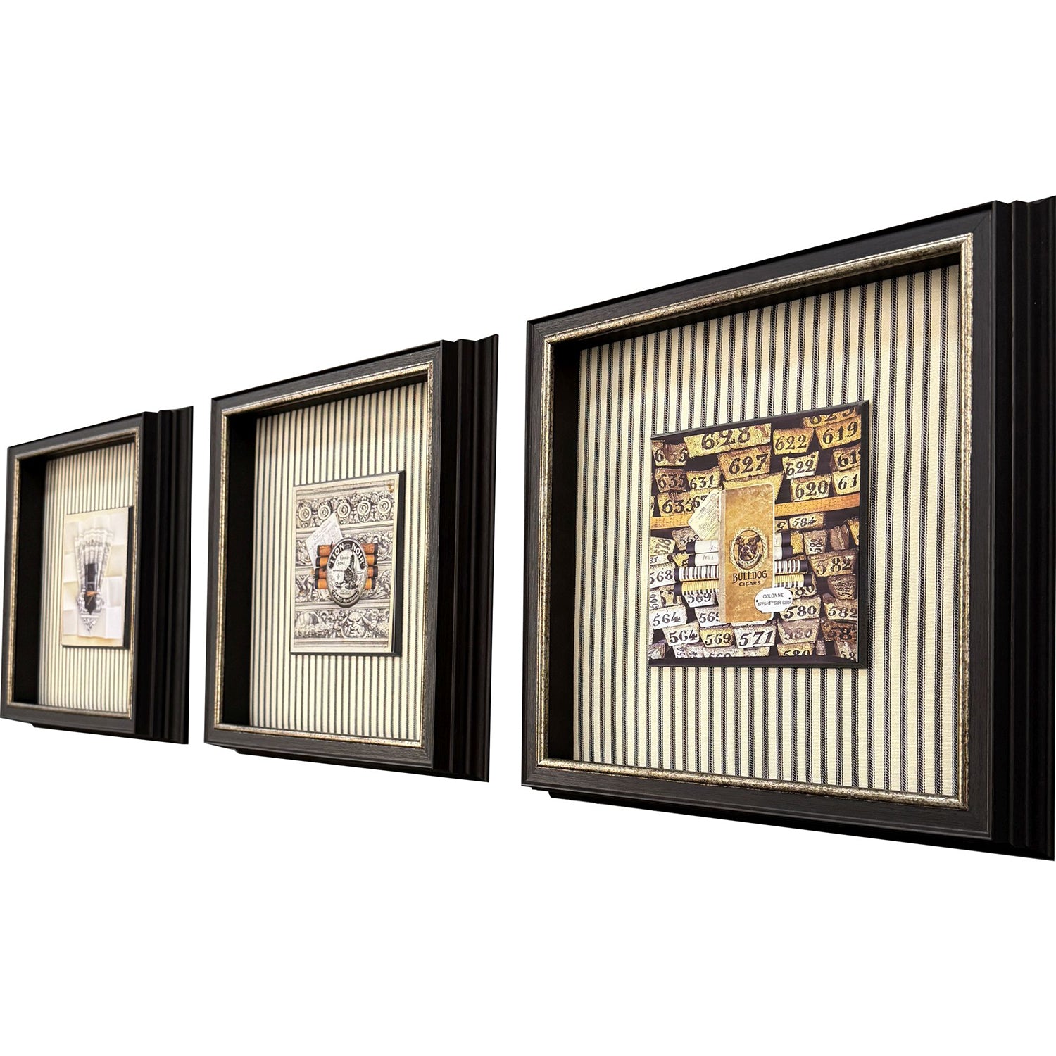 Malanta Knowles Vintage Collages I Framed Art Set of 3