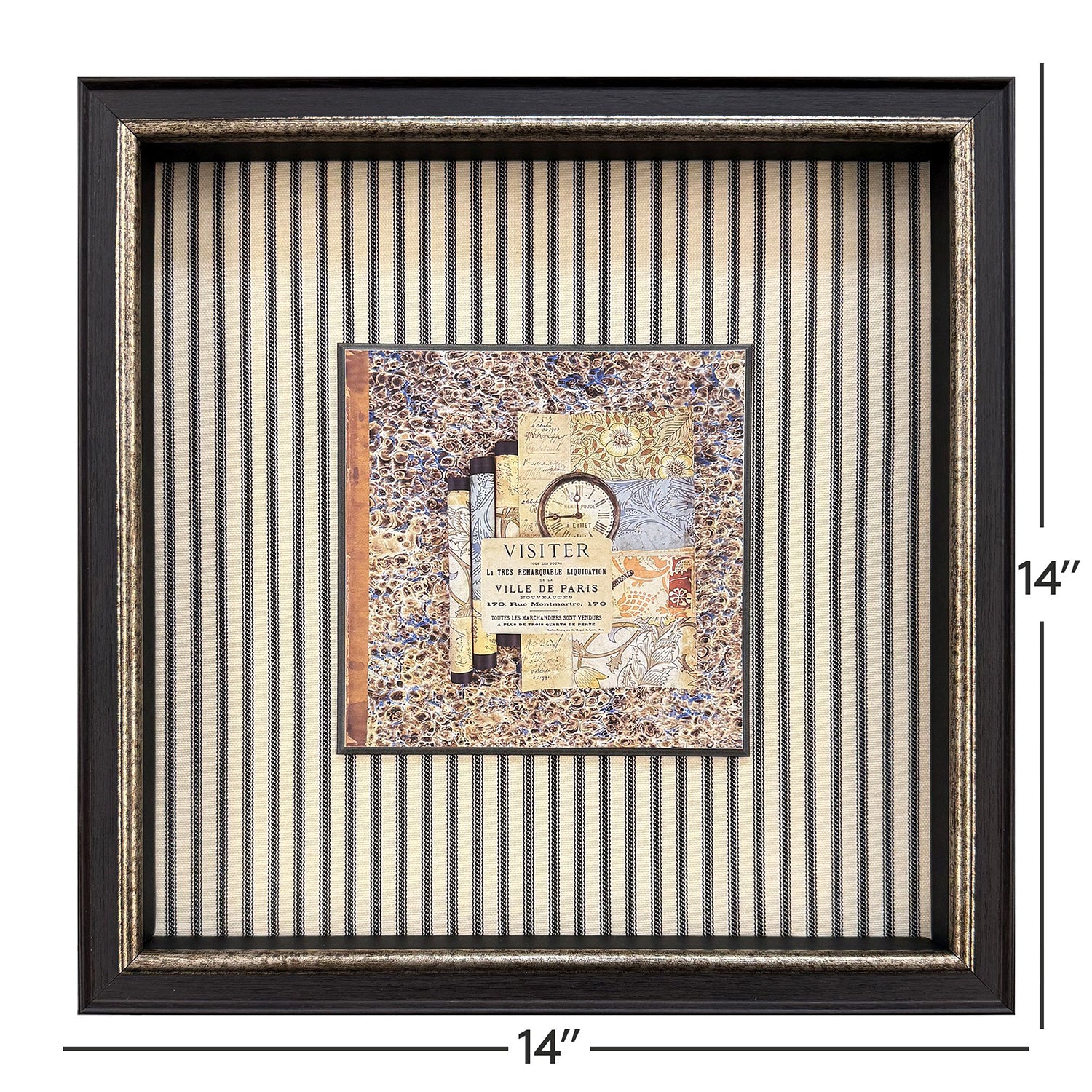 Malanta Knowles Vintage Collages II Framed Art Set of 3