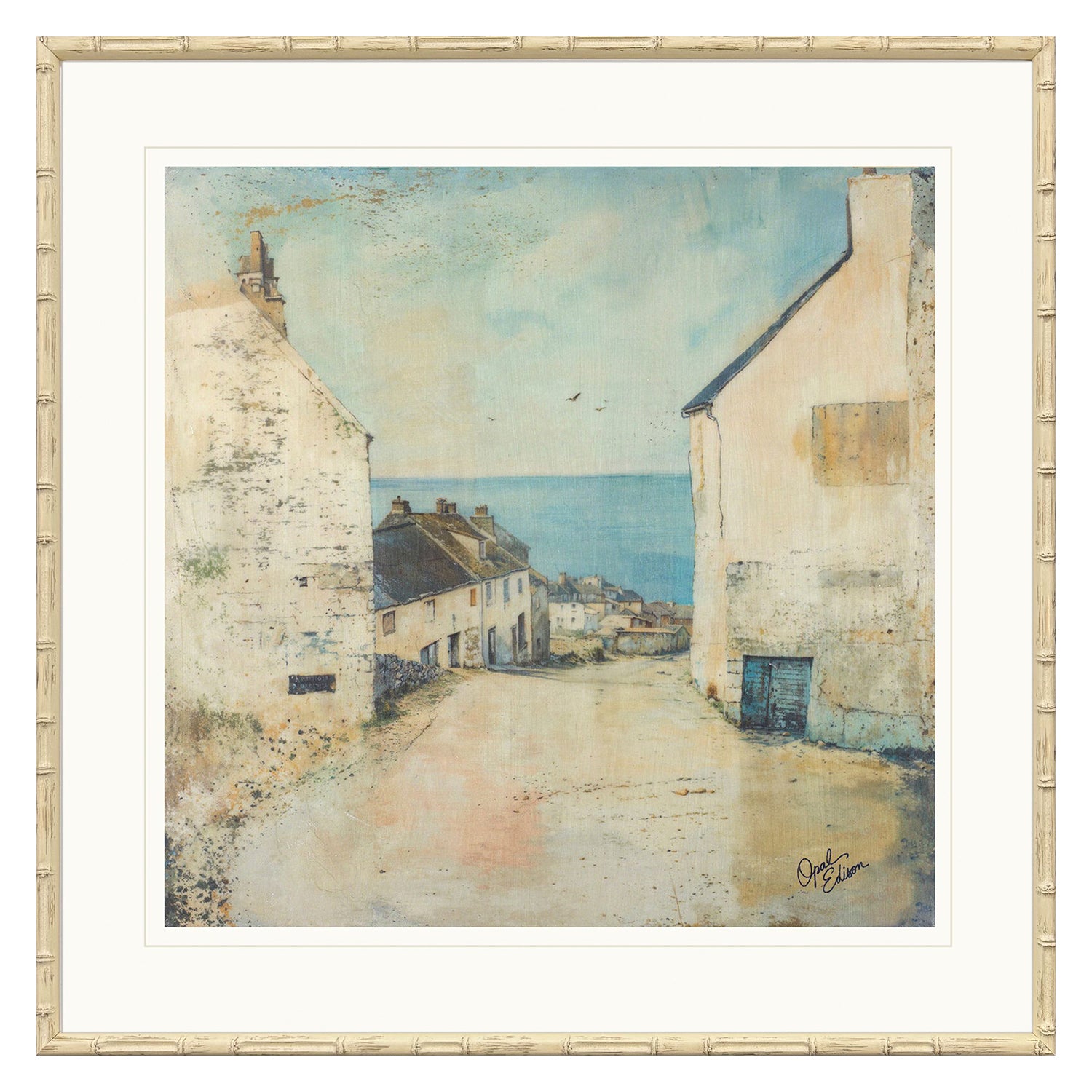 Sarah Lang Town Walk Framed Art