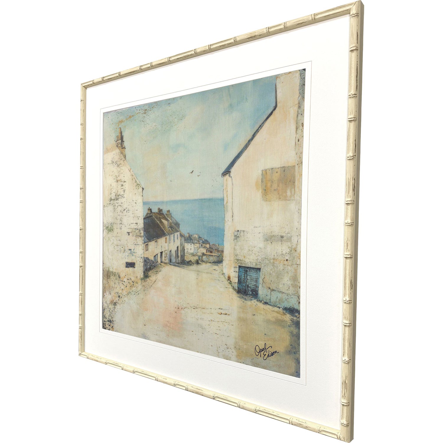 Sarah Lang Town Walk Framed Art