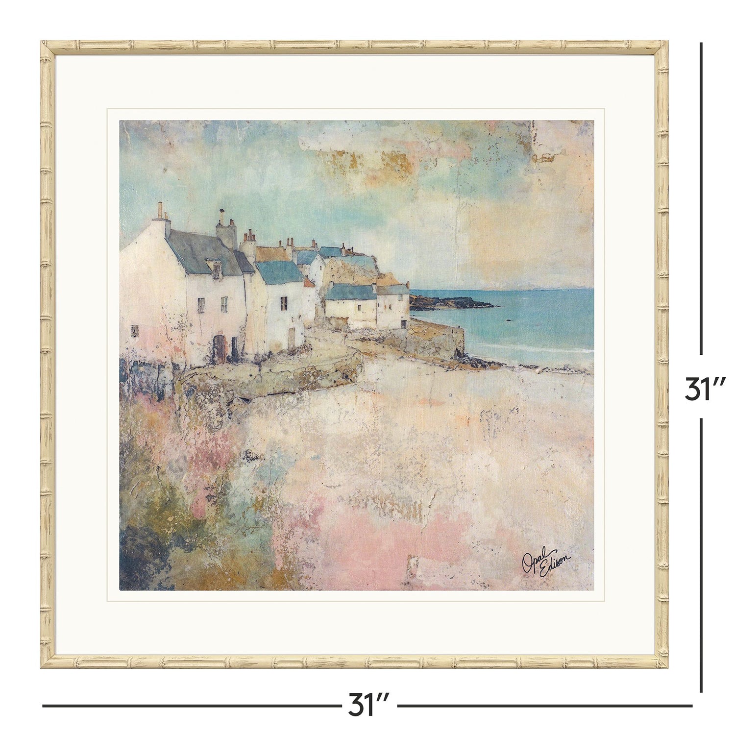 Sarah Lang Town Corner Framed Art