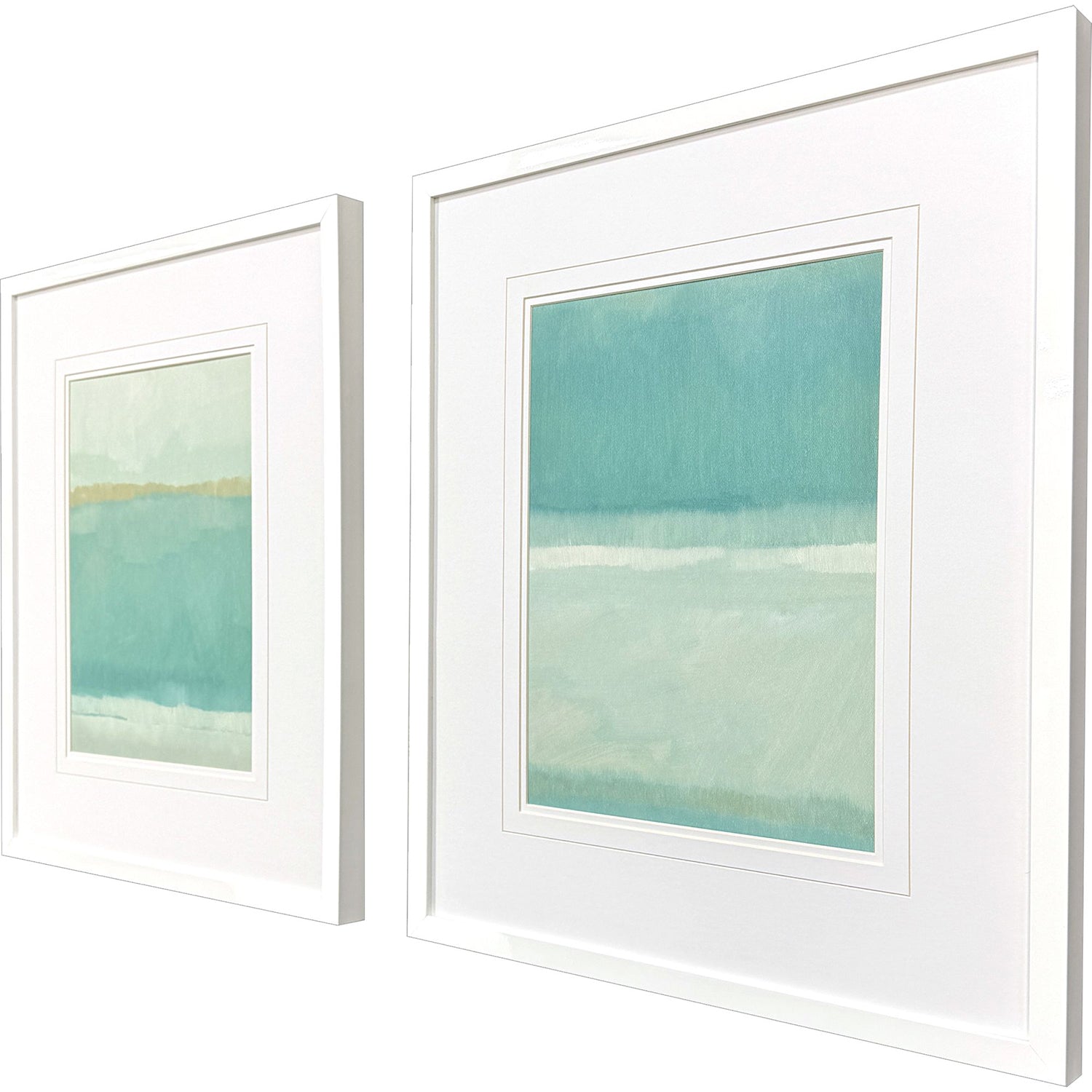 Jordan Glassco-Smith Verdigris Vista II Framed Art Set of 2