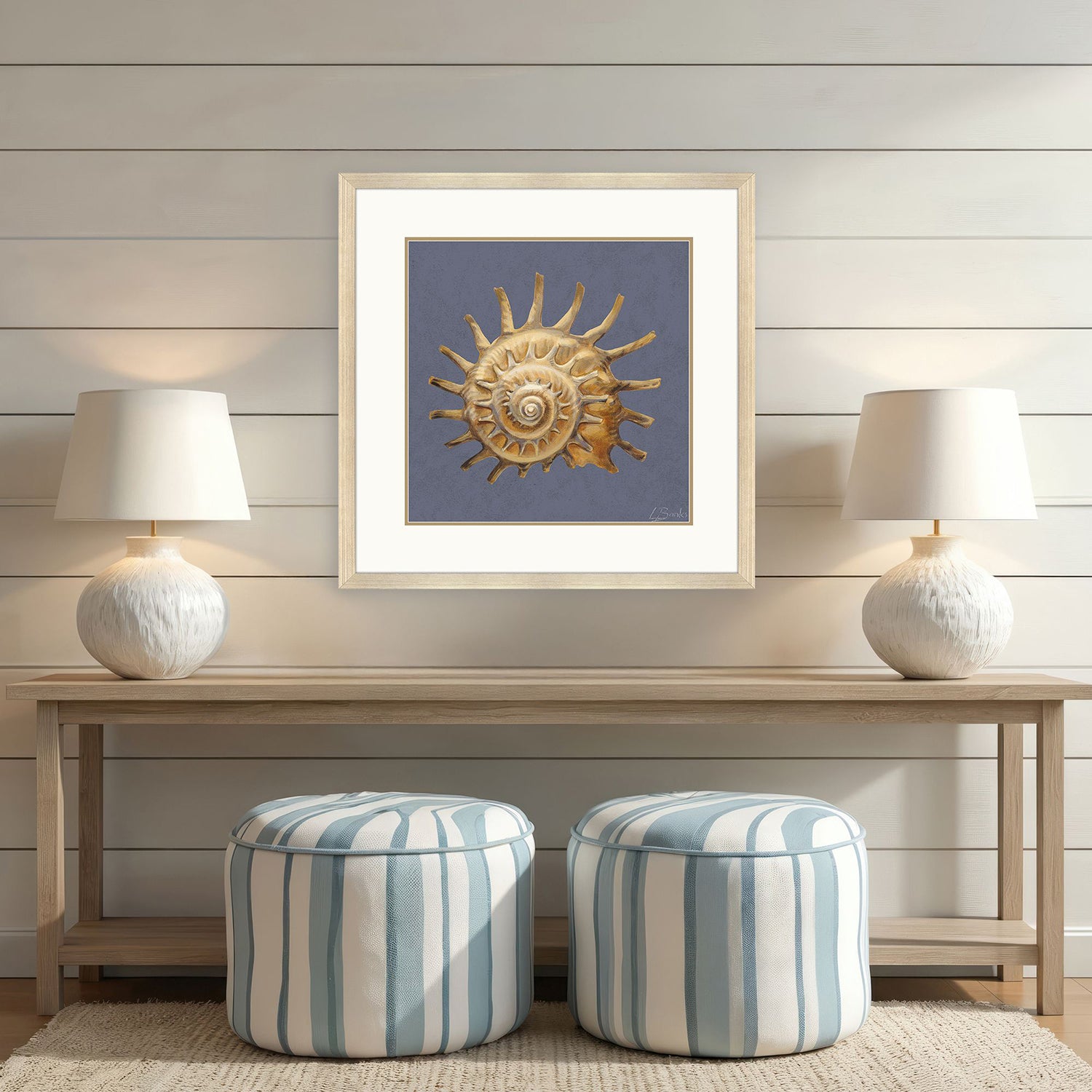 Jordan Glassco-Smith Coastal Delight Framed Art
