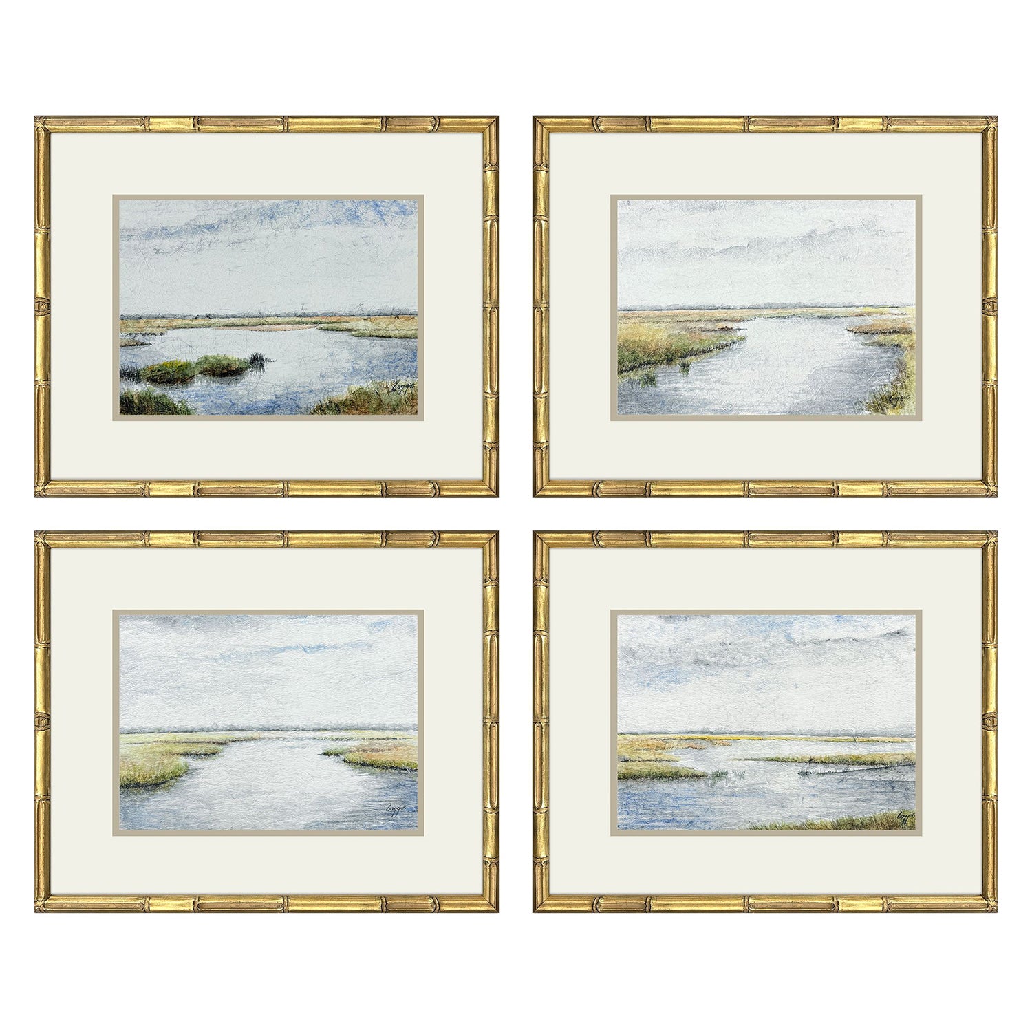 Malanta Knowles Echoes of the Marsh Framed Art Set of 4