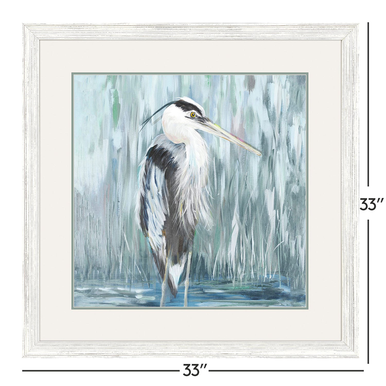 Malanta Knowles Standing Still Heron I Framed Art
