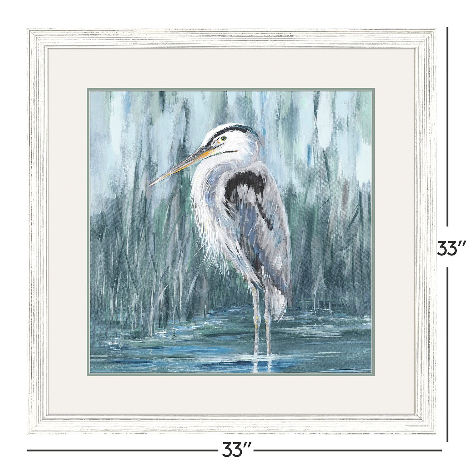 Malanta Knowles Standing Still Heron II Framed Art