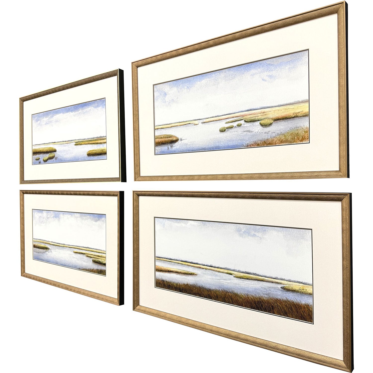 Jordan Glassco-Smith Stillwaters of Marsh Framed Art Set of 4