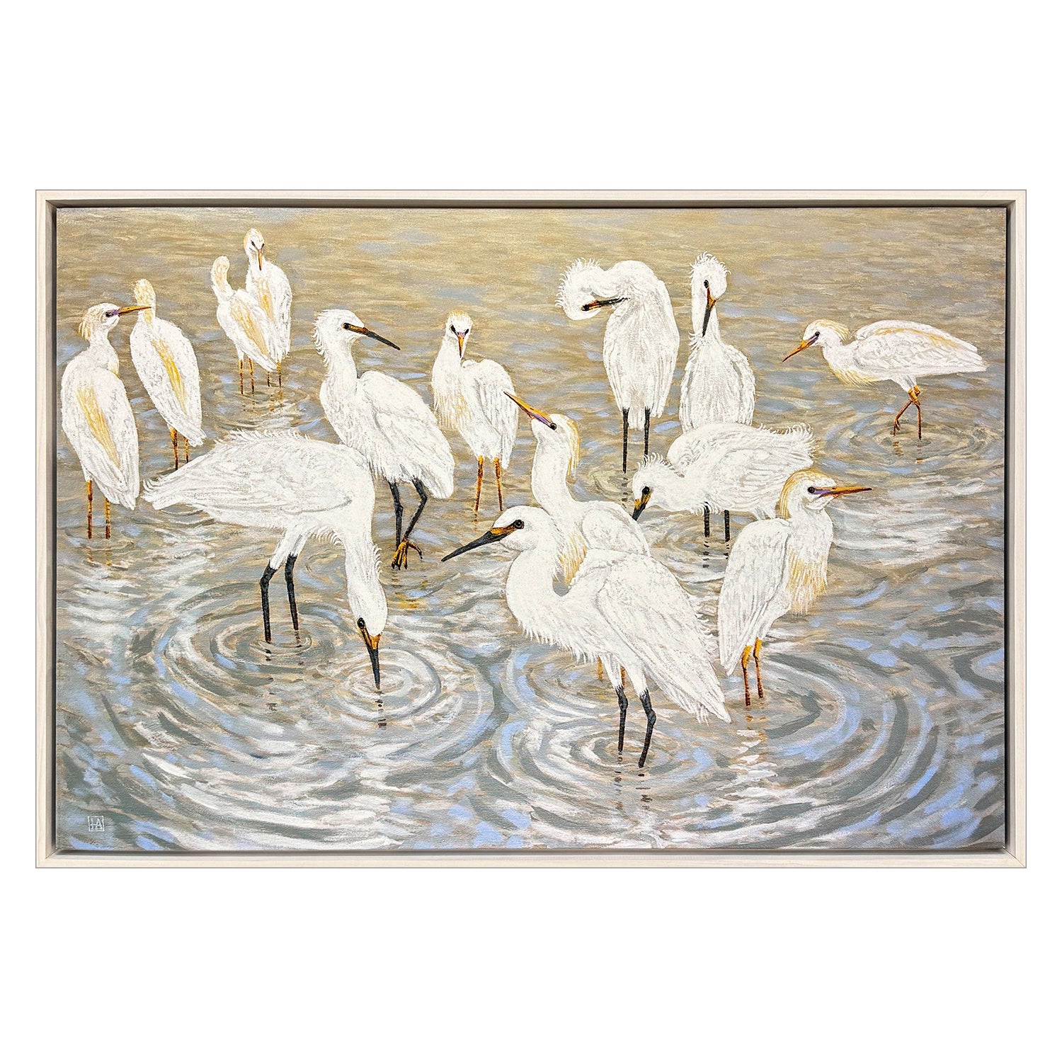 Malanta Knowles Herons and Egrets Canvas Art