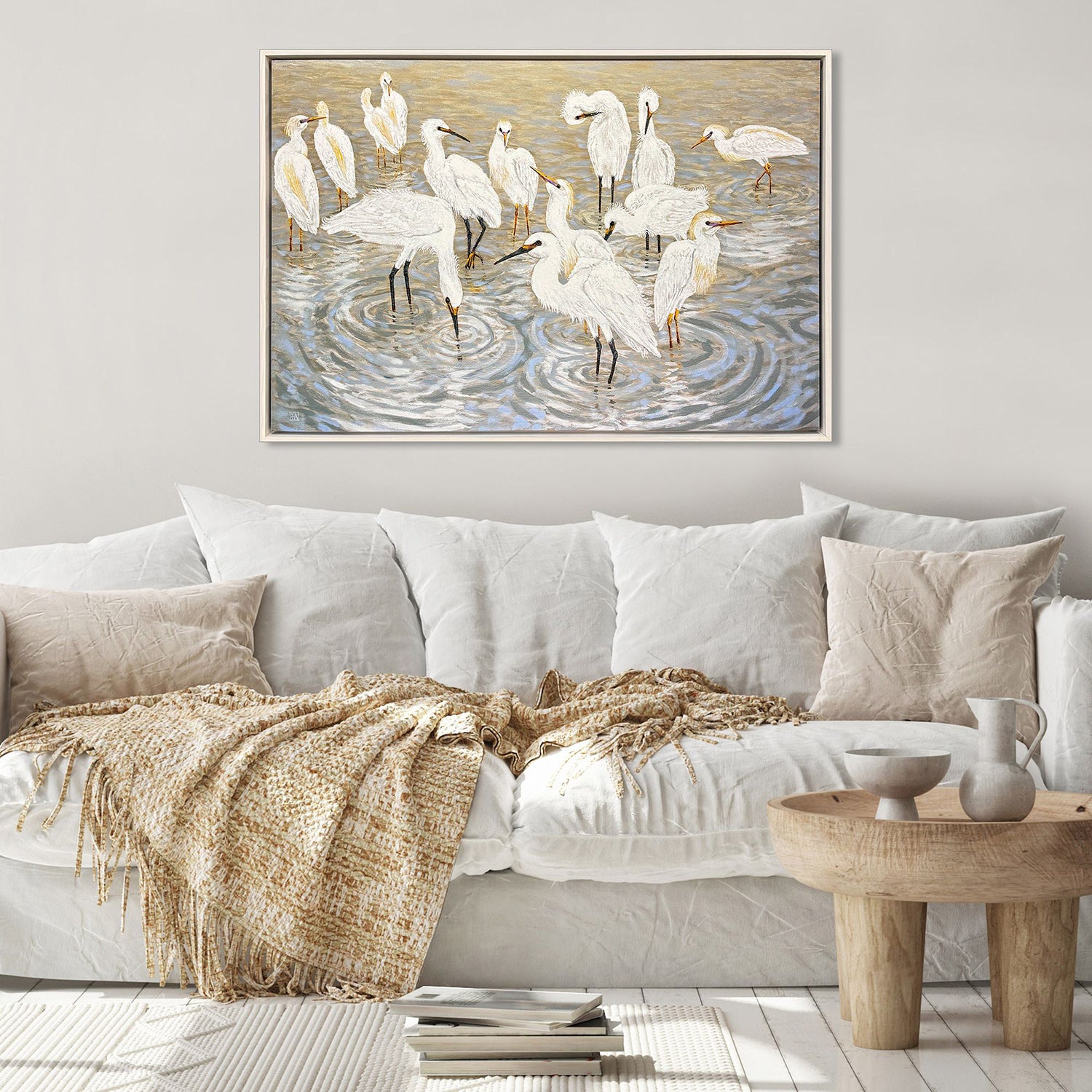 Malanta Knowles Herons and Egrets Canvas Art