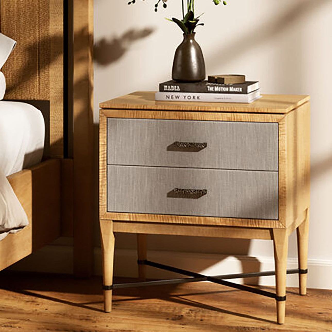 A.R.T. Furniture Loft Fabric Nightstand Set of 2