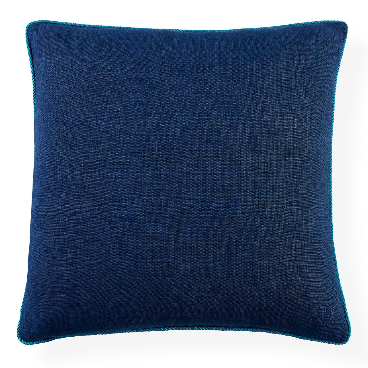Jonathan Adler Pompidou Blue Border Throw Pillow
