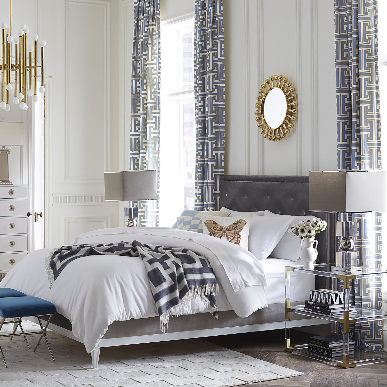 Jonathan Adler Lampert Queen Bed