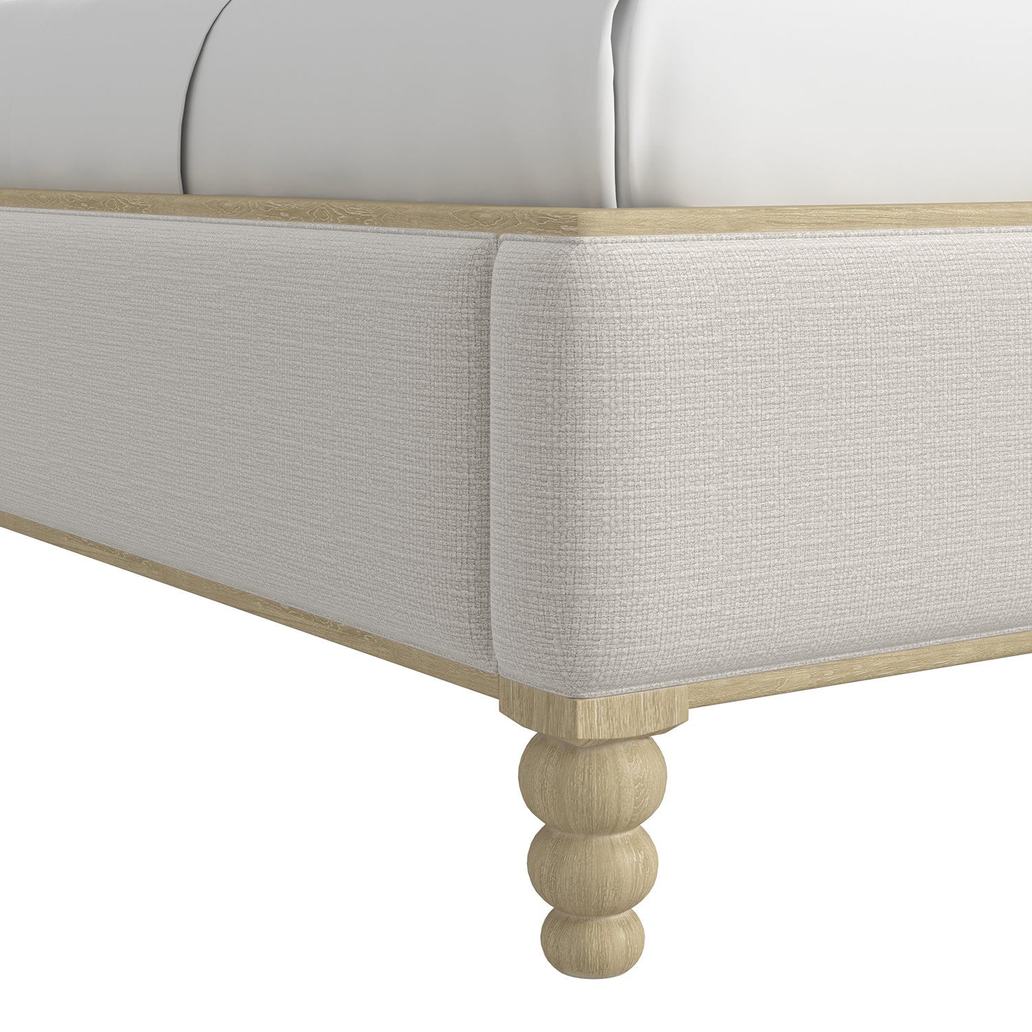 A.R.T. Furniture Haven Sundrenched Oak Upholstered Bed