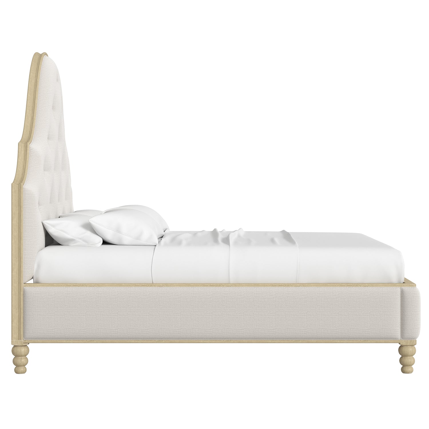 A.R.T. Furniture Haven Sundrenched Oak Upholstered Bed