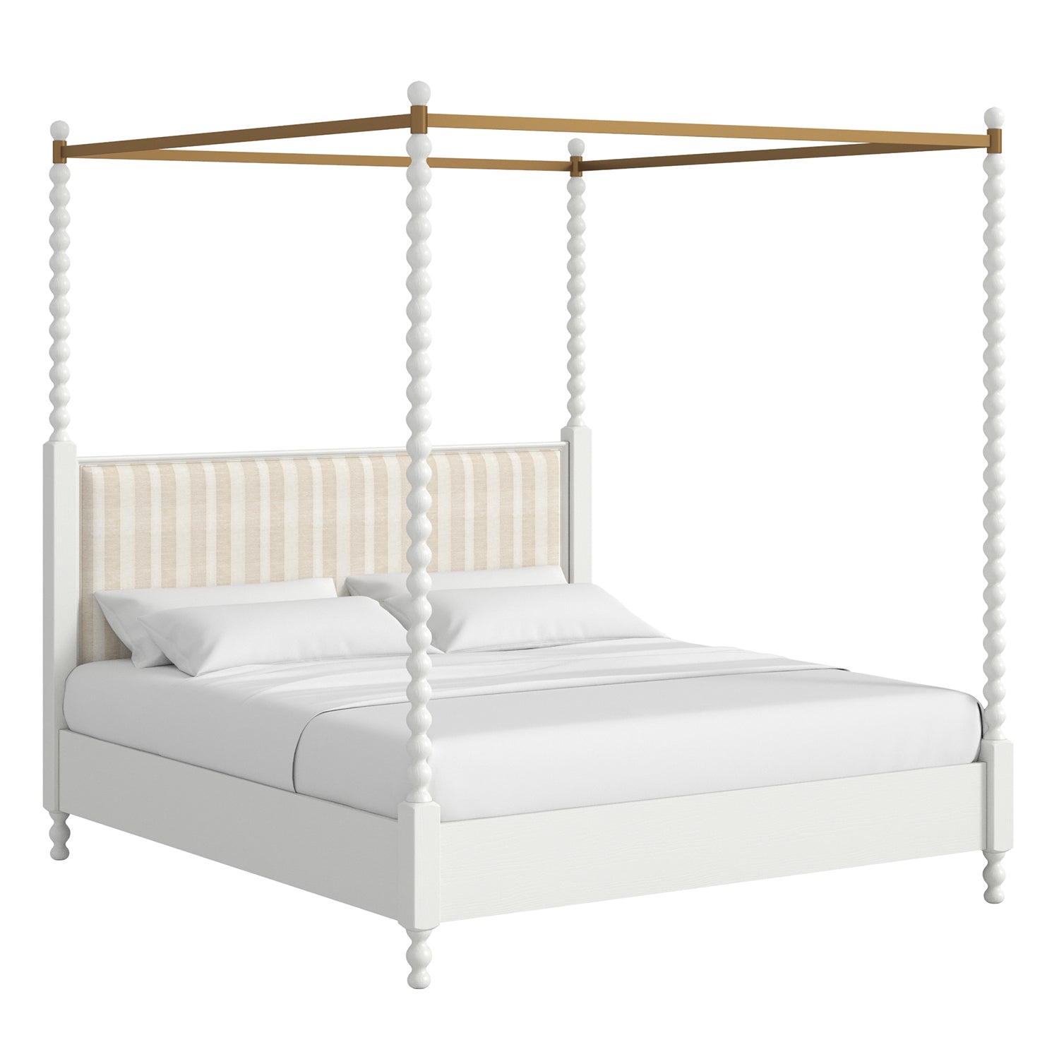 A.R.T. Furniture Haven Upholstered Canopy Poster Bed