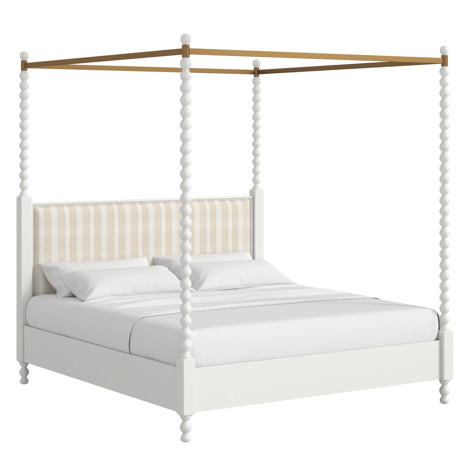 A.R.T. Furniture Haven Upholstered Canopy Poster Bed