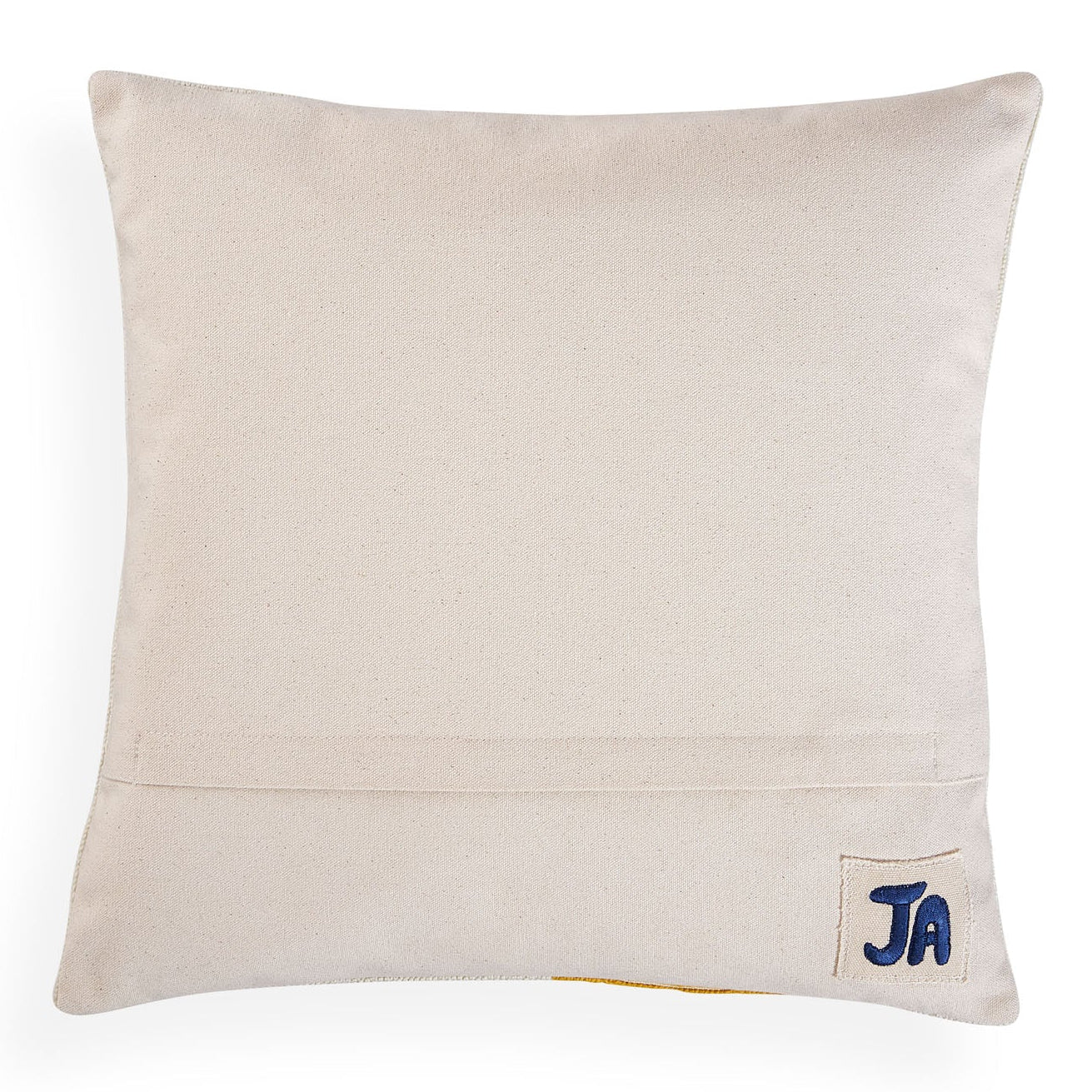 Jonathan Adler Ojai Path pillow, cotton canvas reverse with logo