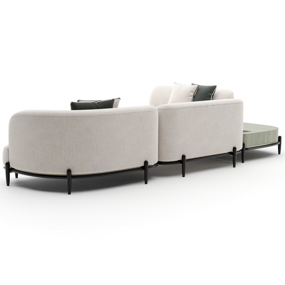 Caracole Madera Corner LAF L Sectional Sofa