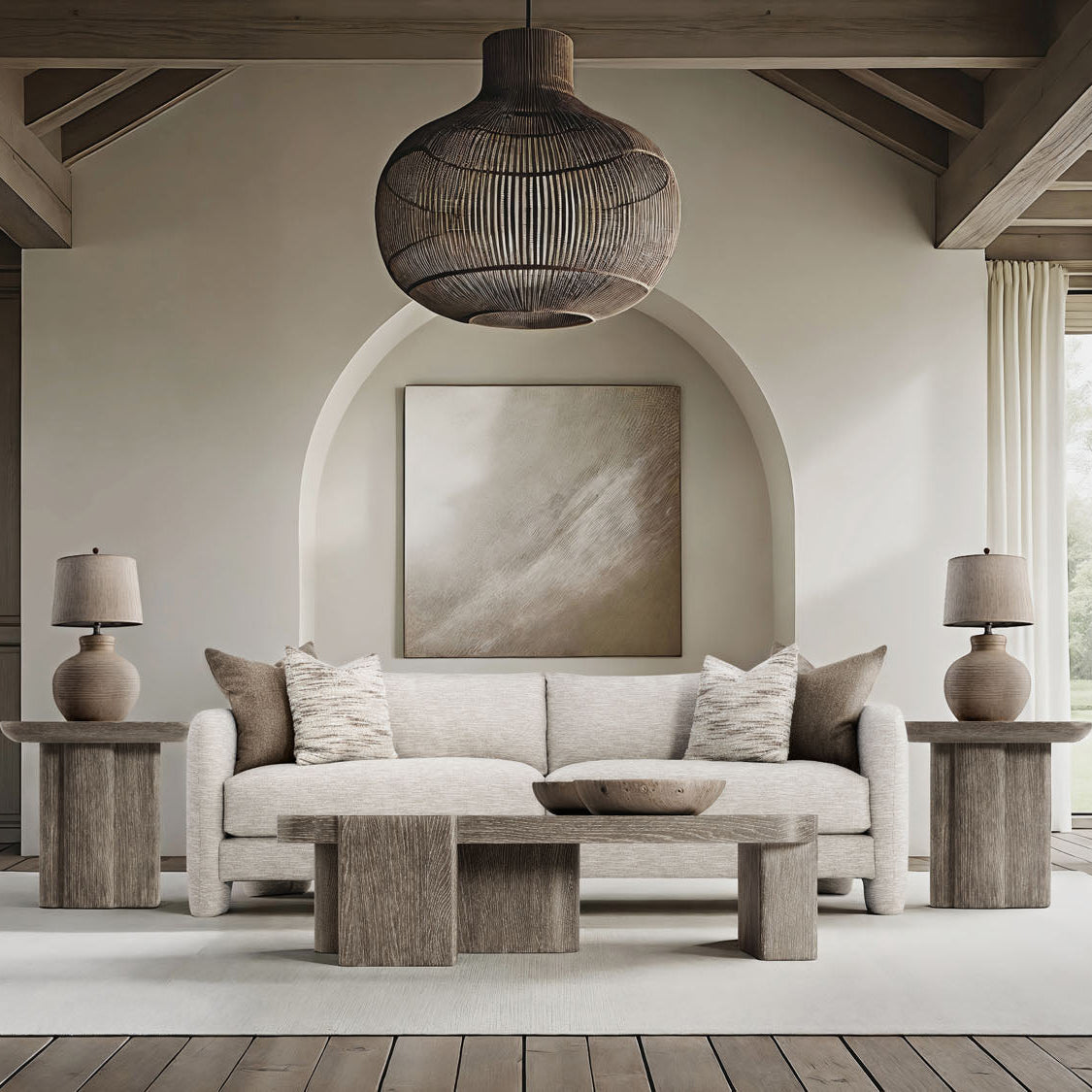 Bernhardt Monolith Open Base Cocktail Table