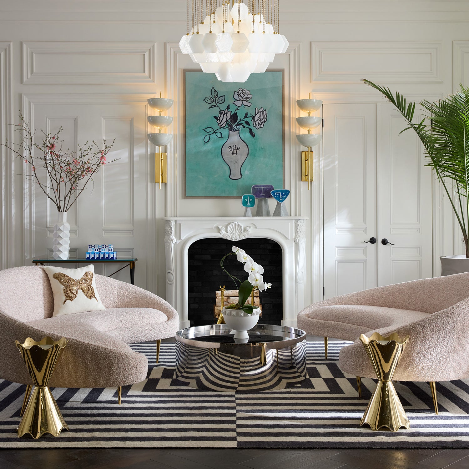 Jonathan Adler Vienna Chandelier – Paynes Gray