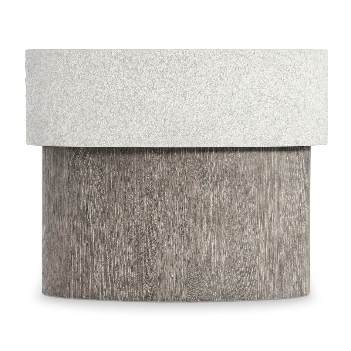 Bernhardt Monolith Faux Stone Nightstand