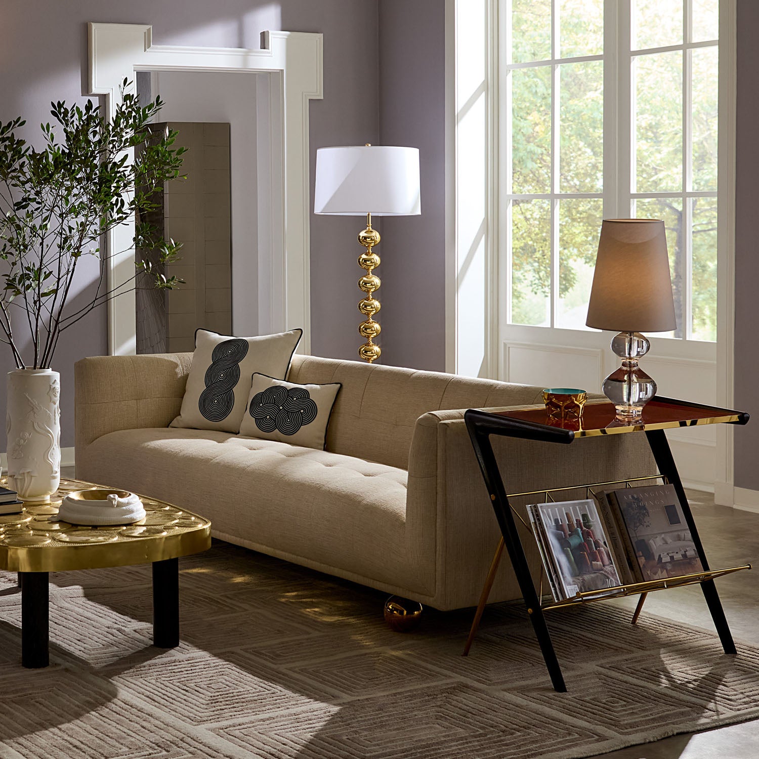 Jonathan Adler Trocadero Magazine Side Table