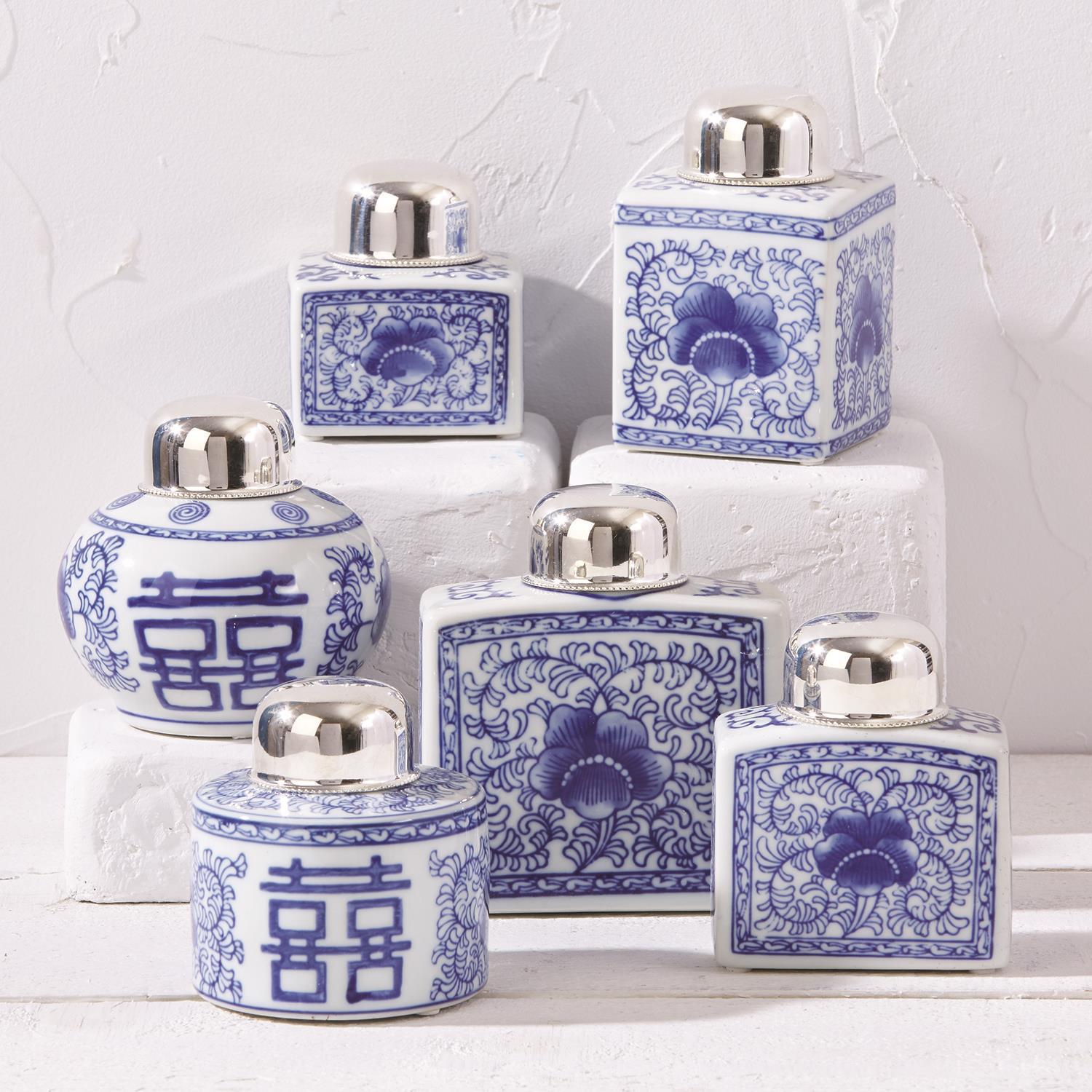 Canton Collection Tea Jar Set of 6